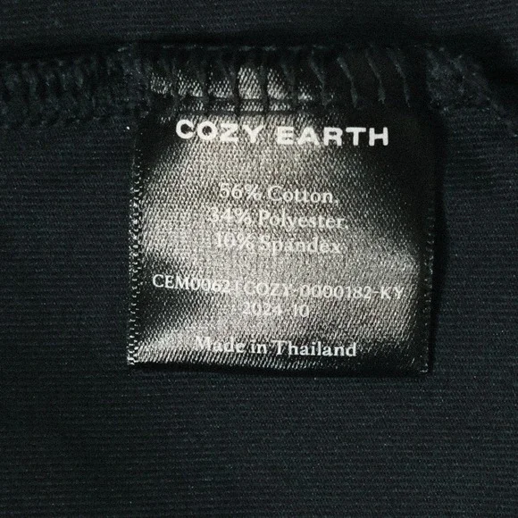 Cozy Earth CE Men's XL Black Short Sleeve Performance Golf Polo Shirt - Picture 5 of 8